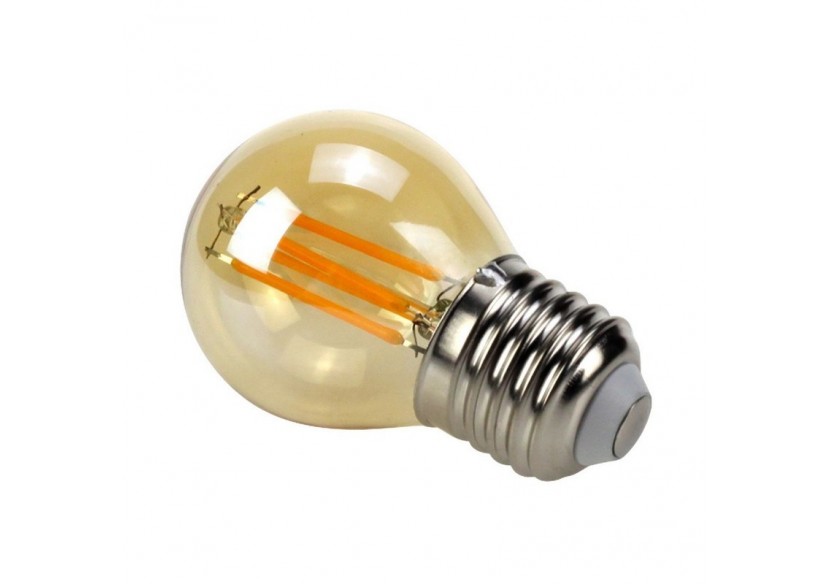 Ampoule LED 4W E27 G45 Filament rétro - BFD1-G45E27-AMB - Barcelona LED Ampoule LED 4W E27 G45 Filament rétro - BFD1-G45E27-AMB - Barcelona LED