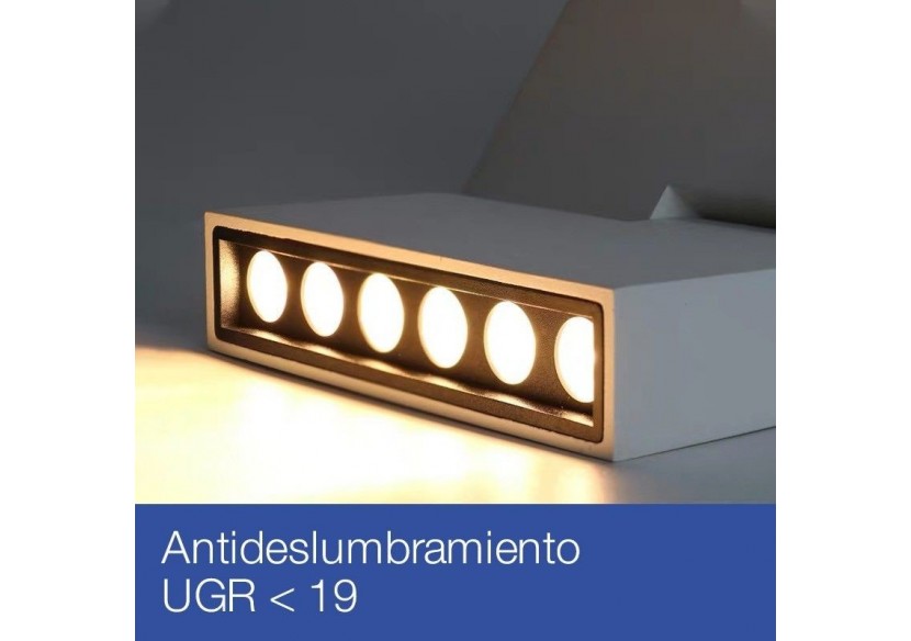 Spot LED 30W sur rail triphasé UGR19 - B00571-B-BC - Barcelona LED