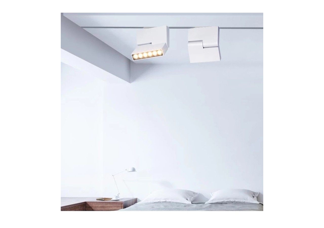 Spot LED 30W sur rail triphasé UGR19 - B00571-B-BC - Barcelona LED