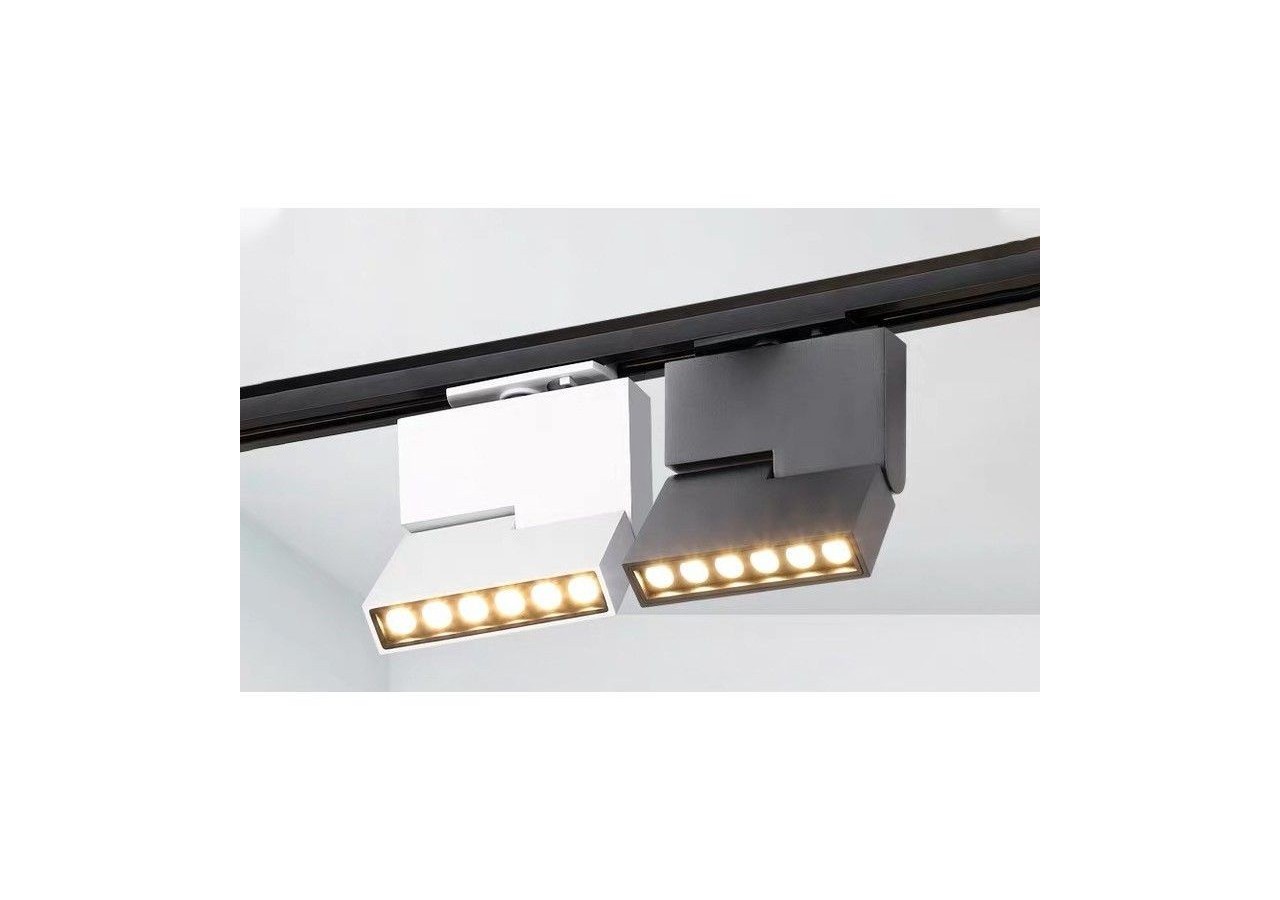 Spot LED 30W sur rail triphasé UGR19 - B00571-B-BC - Barcelona LED
