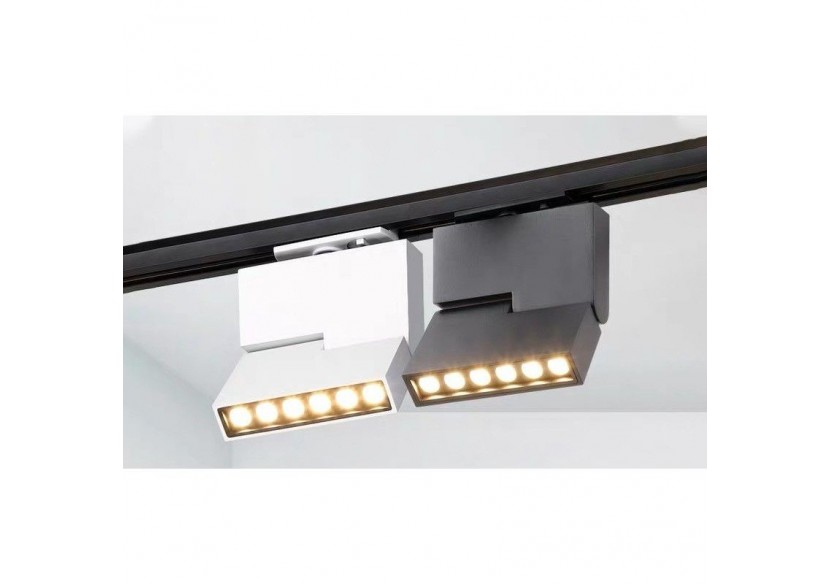 Spot LED 30W sur rail triphasé UGR19 - B00571-B-BC - Barcelona LED