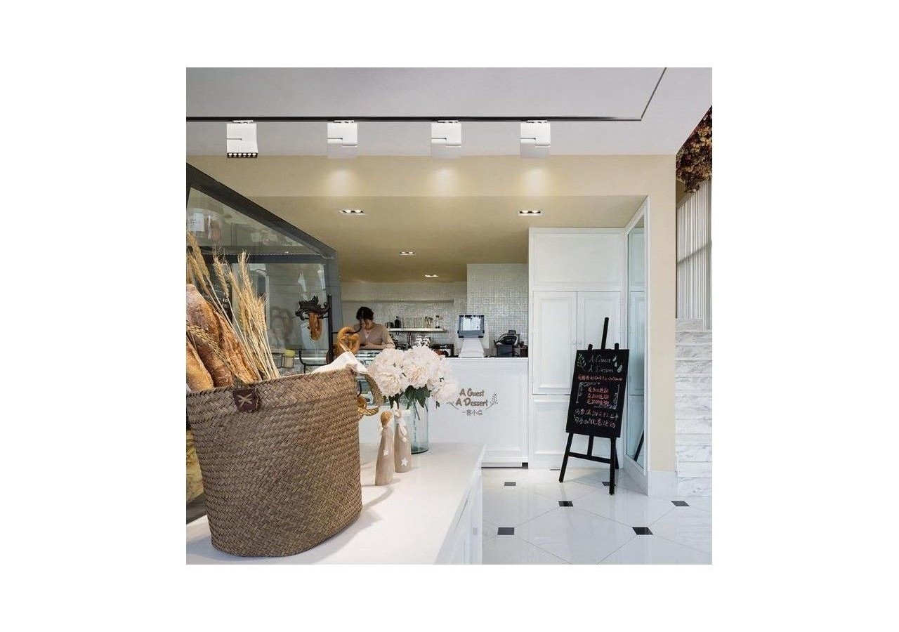 Spot LED 30W sur rail triphasé UGR19 - B00571-B-BC - Barcelona LED