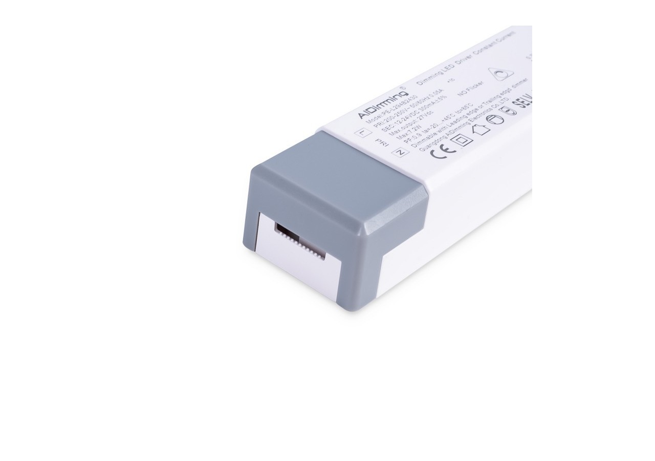 Driver dimmable TRIAC 12-24V DC-300mA-6W - PE-L294B2430 - Barcelona LED