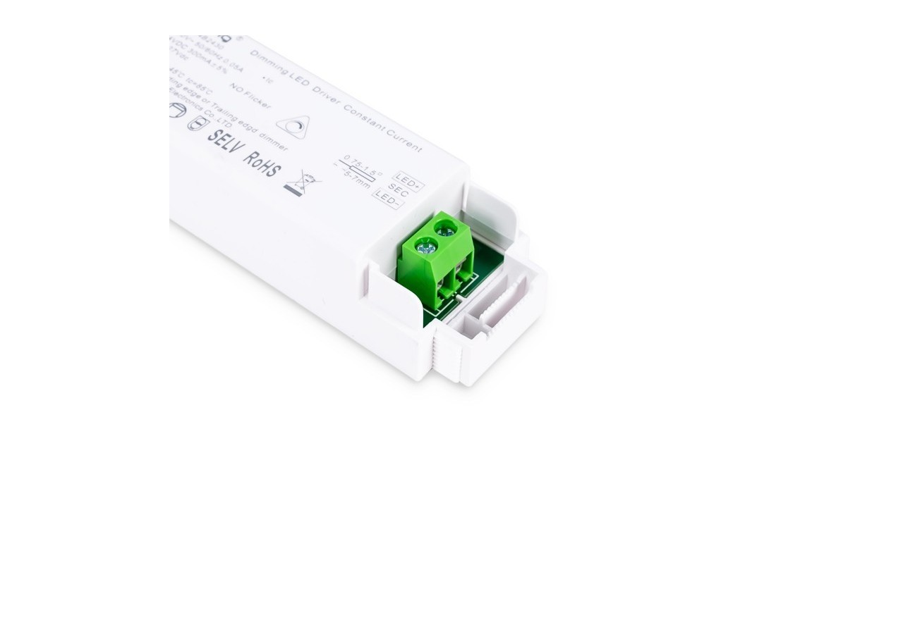 Driver dimmable TRIAC 12-24V DC-300mA-6W - PE-L294B2430 - Barcelona LED