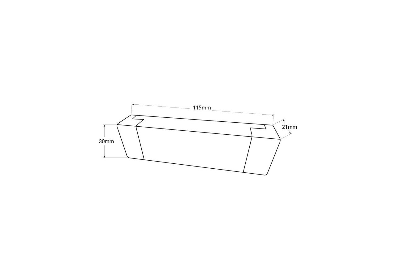 Driver dimmable TRIAC 12-24V DC-300mA-6W - PE-L294B2430 - Barcelona LED
