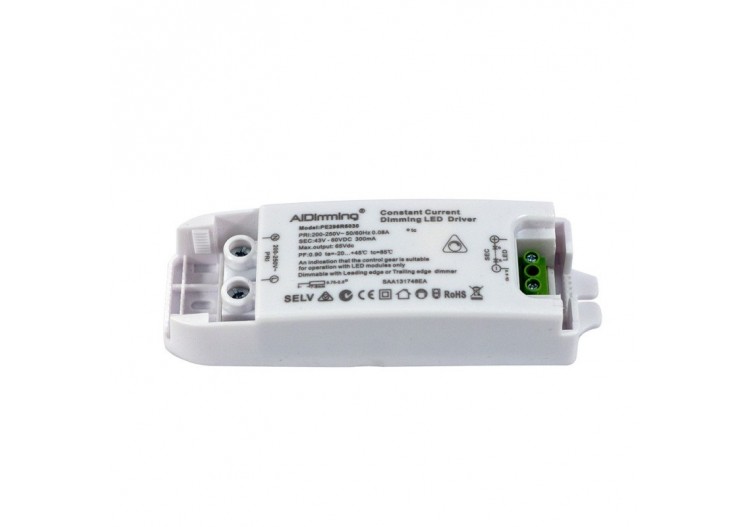 Driver TRIAC dimmable 43-60V-CC 300mA - PE296R6030 - Barcelona LED 2