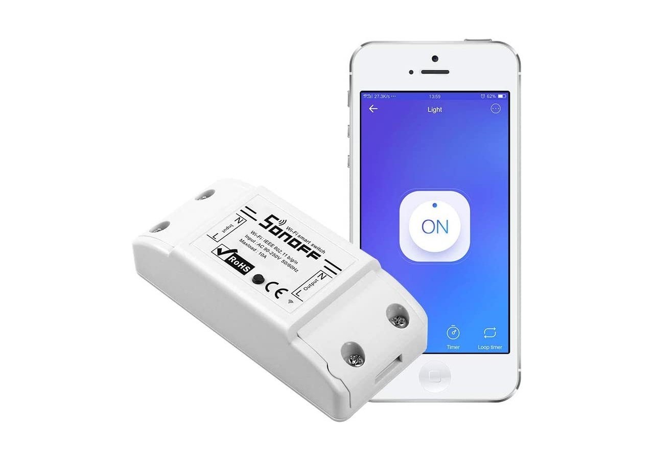 Interrupteur WiFi Basic Smart Home | SONOFF - SONOFFBASICR2 - Barcelona LED