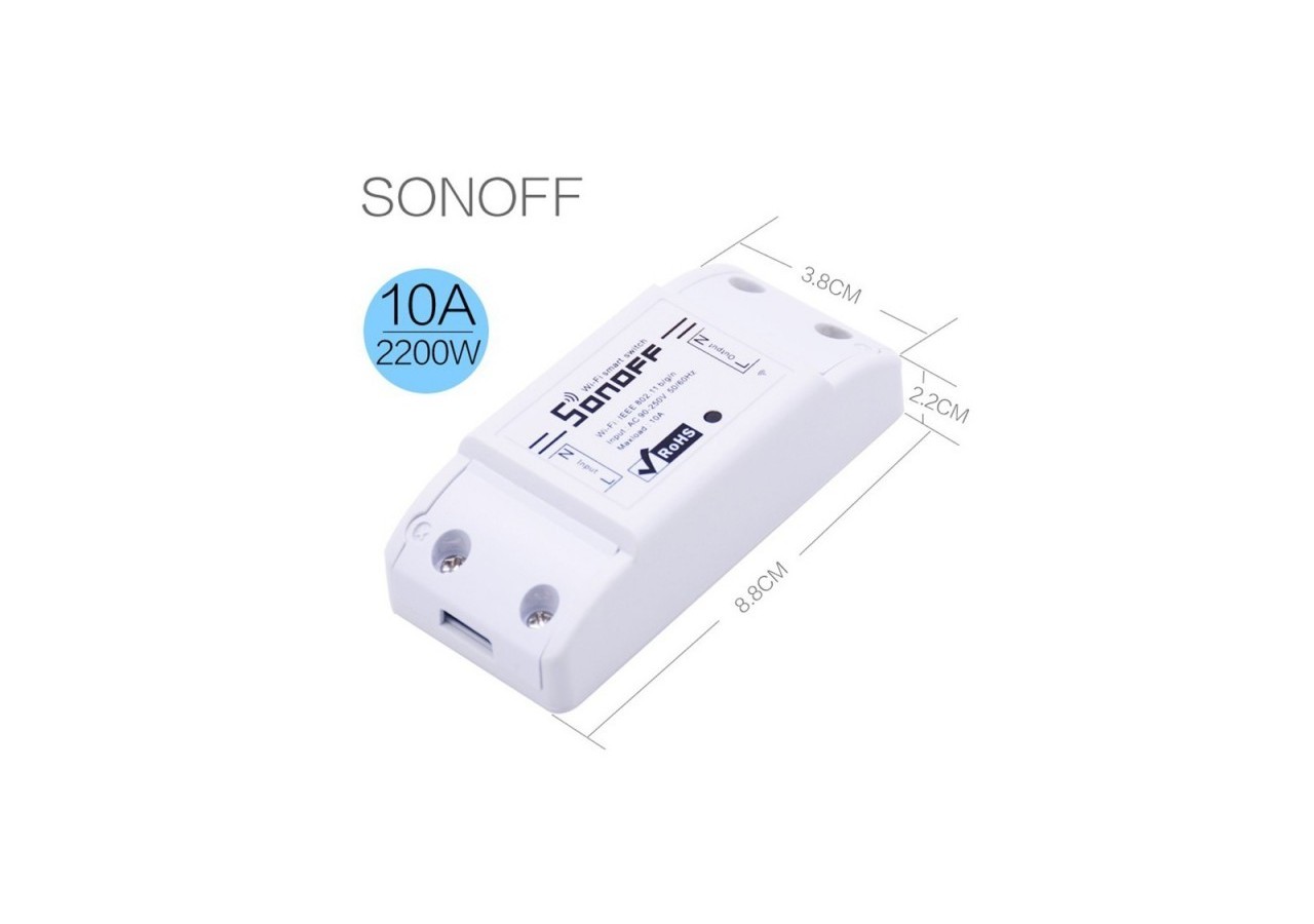Interrupteur WiFi Basic Smart Home | SONOFF - SONOFFBASICR2 - Barcelona LED