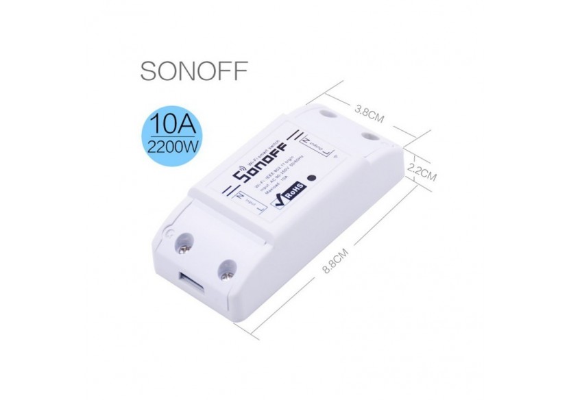 Interrupteur WiFi Basic Smart Home | SONOFF - SONOFFBASICR2 - Barcelona LED