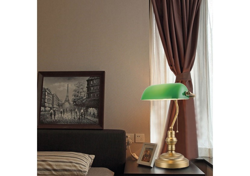 Lampe de banquier ancienne - LV419-V - Barcelona LED Lampe de banquier ancienne - LV419-V - Barcelona LED