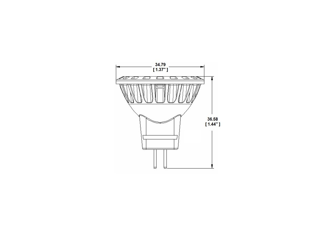 Ampoule LED MR11 4W 12V - B490BN - Barcelona LED