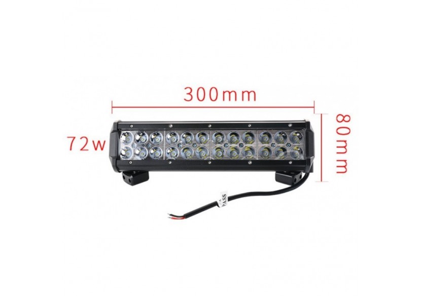 Barre LED pour machine, 4x4 et bateau 72W-5000lm - BV005 - Barcelona LED Barre LED pour machine, 4x4 et bateau 72W-5000lm - BV005 - Barcelona LED