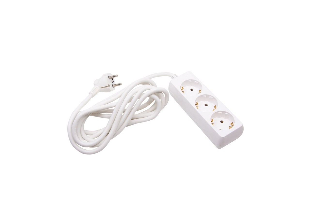 Multiprise Schuko à 3 prises avec câble de 3m - A0100-3 - Barcelona LED
