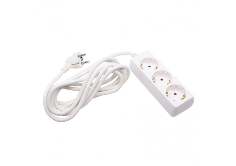 Multiprise Schuko à 3 prises avec câble de 3m - A0100-3 - Barcelona LED Multiprise Schuko à 3 prises avec câble de 3m - A0100-3 - Barcelona LED