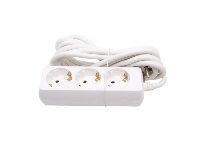 Multiprise Schuko à 3 prises avec câble de 3m - A0100-3 - Barcelona LED Multiprise Schuko à 3 prises avec câble de 3m - A0100-3 - Barcelona LED