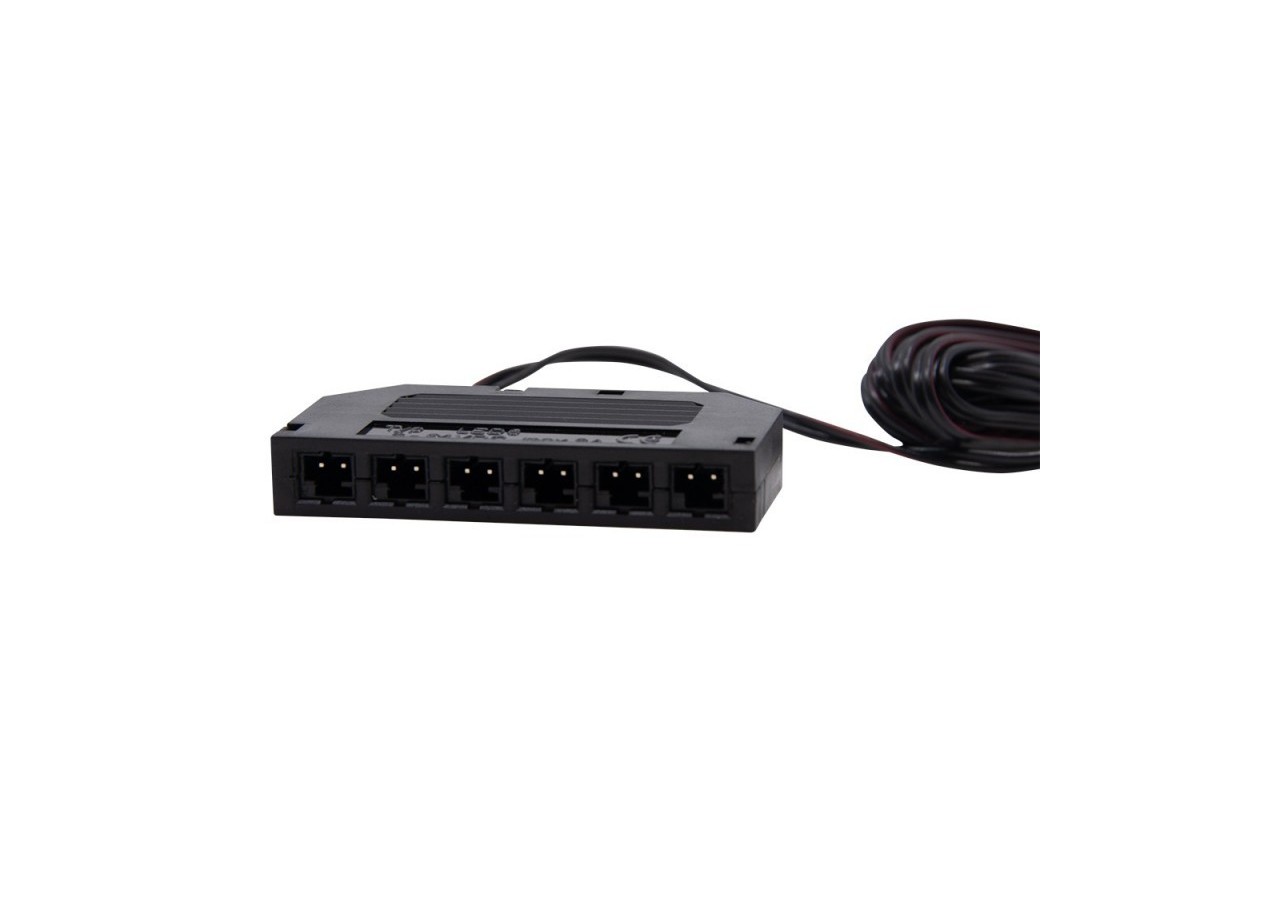 Distributeur mini amp 6 Sorties Femelle 6-24V-DC (Max. 3A) - A0200 - Barcelona LED