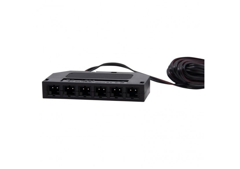 Distributeur mini amp 6 Sorties Femelle 6-24V-DC (Max. 3A) - A0200 - Barcelona LED Distributeur mini amp 6 Sorties Femelle 6-24V-DC (Max. 3A) - A0200 - Barcelona LED