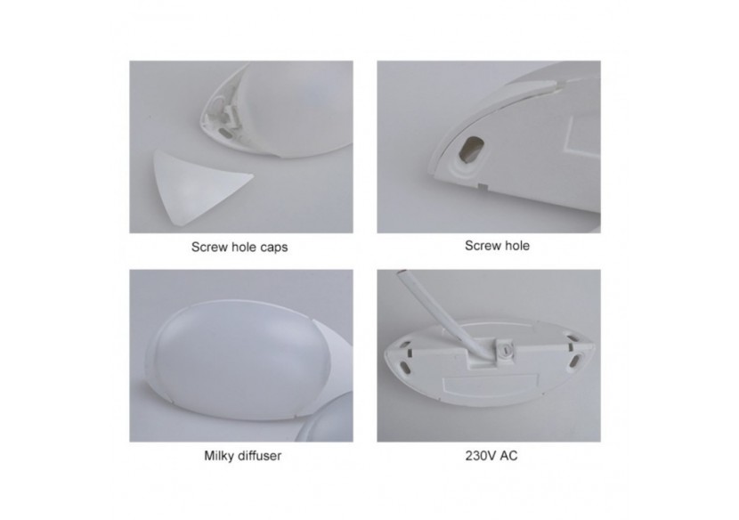 Mini applique murale LED 3W - B7220BN - Barcelona LED Mini applique murale LED 3W - B7220BN - Barcelona LED