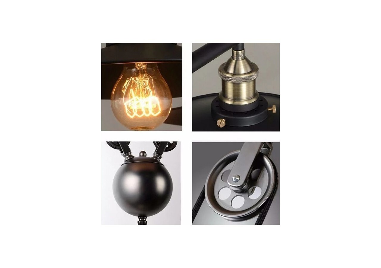 Lampe suspension "Clock Work" - LV242 - Barcelona LED