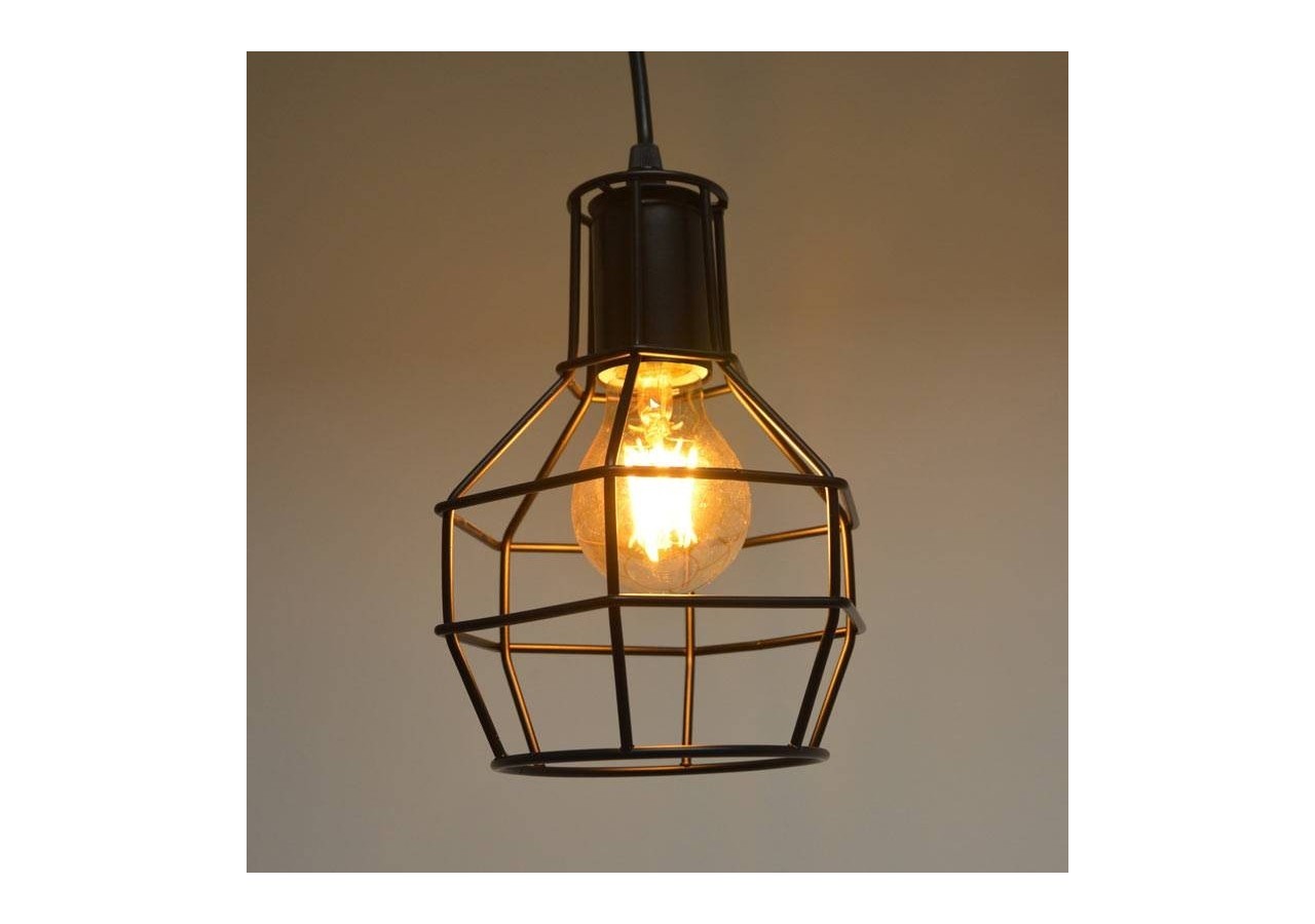 Lampe suspendue grille métallique "AZOR" - LV229 - Barcelona LED