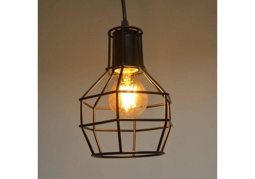 Lampe suspendue grille métallique "AZOR" - LV229 - Barcelona LED