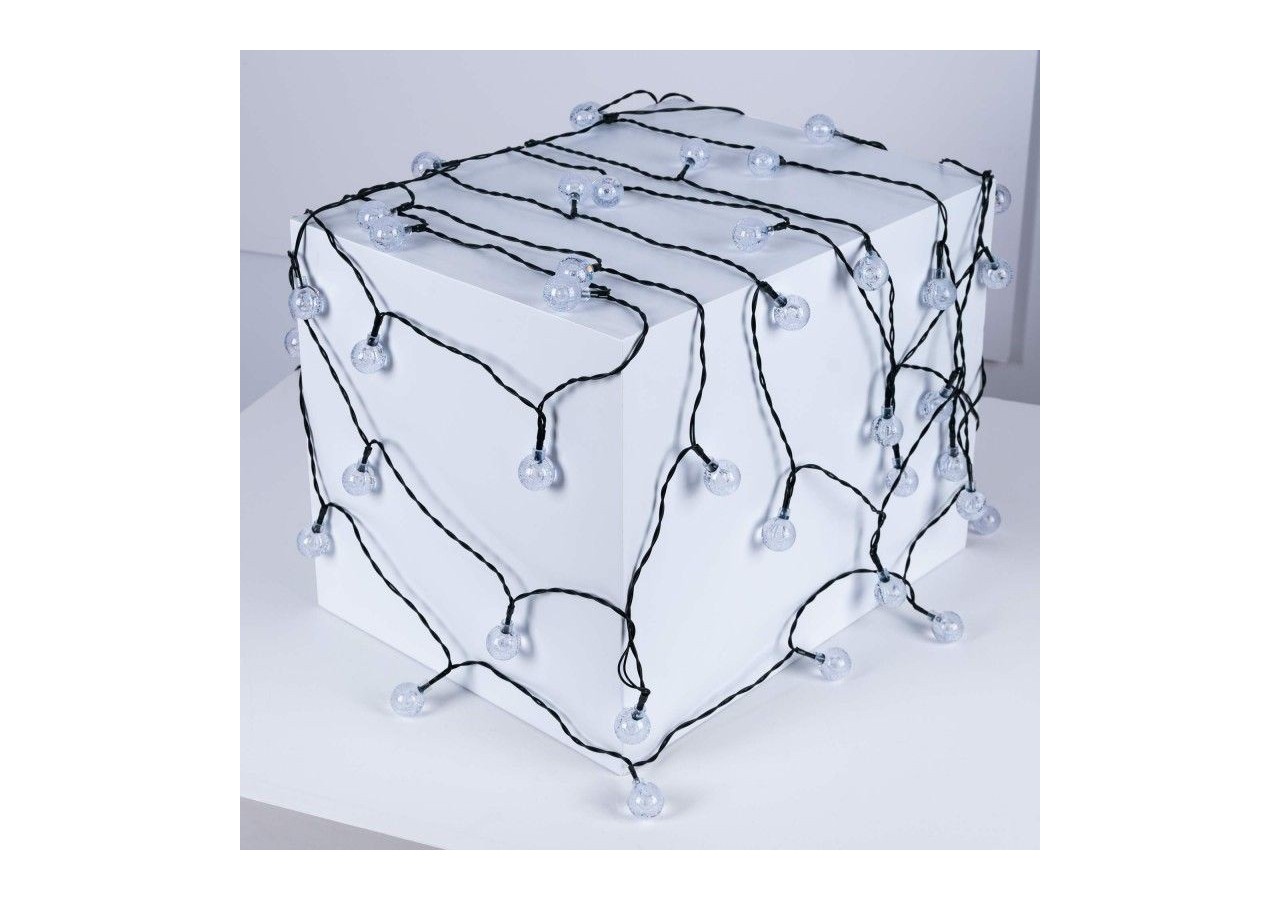 Guirlande lumineuse solaire type guinguette féerique-IP44-11m - SL31-270 - Barcelona LED