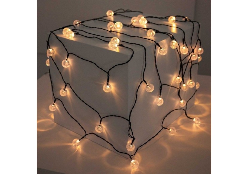 Guirlande lumineuse solaire type guinguette féerique-IP44-11m - SL31-270 - Barcelona LED