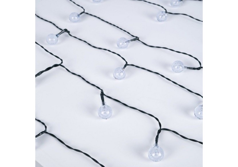 Guirlande lumineuse solaire type guinguette féerique-IP44-11m - SL31-270 - Barcelona LED