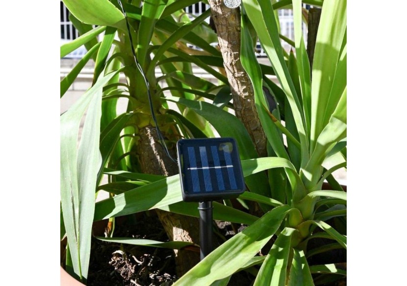 Guirlande lumineuse solaire type guinguette féerique-IP44-11m - SL31-270 - Barcelona LED