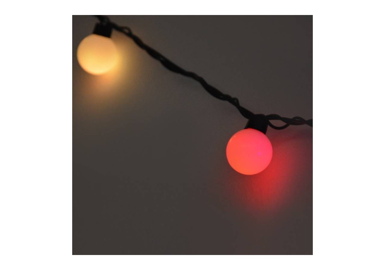 Guirlande lumineuse LED boules 8W 230V AC 5M IP20 (Programme aléatoire) - B62010RGB - Barcelona LED