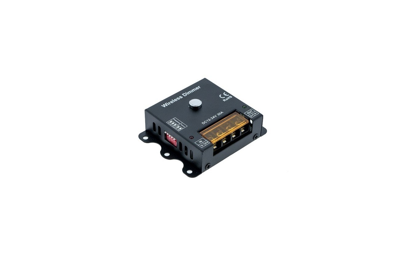 Variateur d'intensité et fréquence PWM sans fil 12V / 24V 30A - B1623 - Barcelona LED