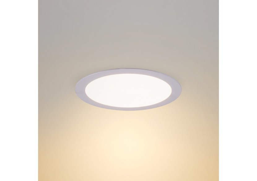 Downlight LED rond extra-plat 20W-Coupe diamètre 225mm - B1073-BC - Barcelona LED