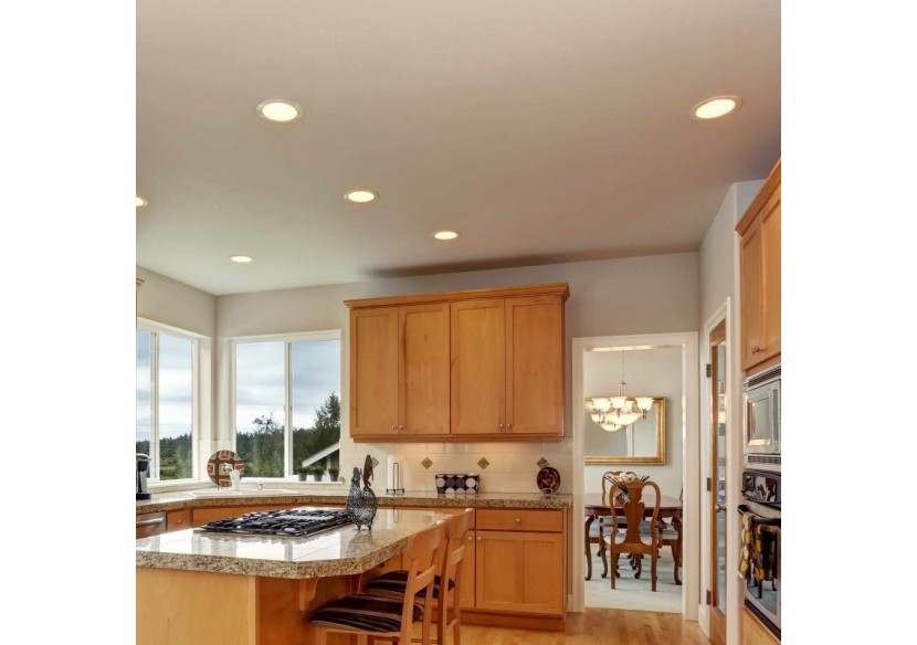 Downlight LED rond extra-plat 20W-Coupe diamètre 225mm - B1073-BC - Barcelona LED