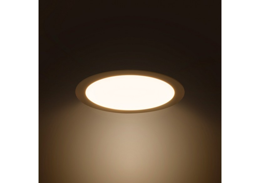 Downlight LED rond extra-plat 20W-Coupe diamètre 225mm - B1073-BC - Barcelona LED