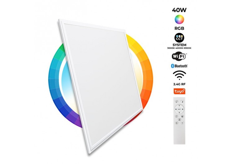 Panneau LED 60x60 WIFI SMART RGB / RGBW + CCT-40W - B5235-RGBW - Barcelona LED