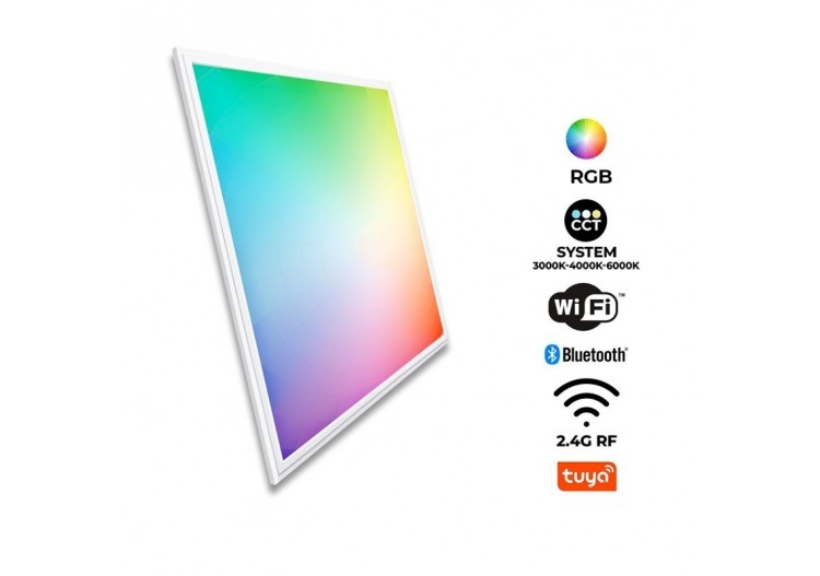 Panneau LED 60x60 WIFI SMART RGB / RGBW + CCT-40W - B5235-RGBW - Barcelona LED 2