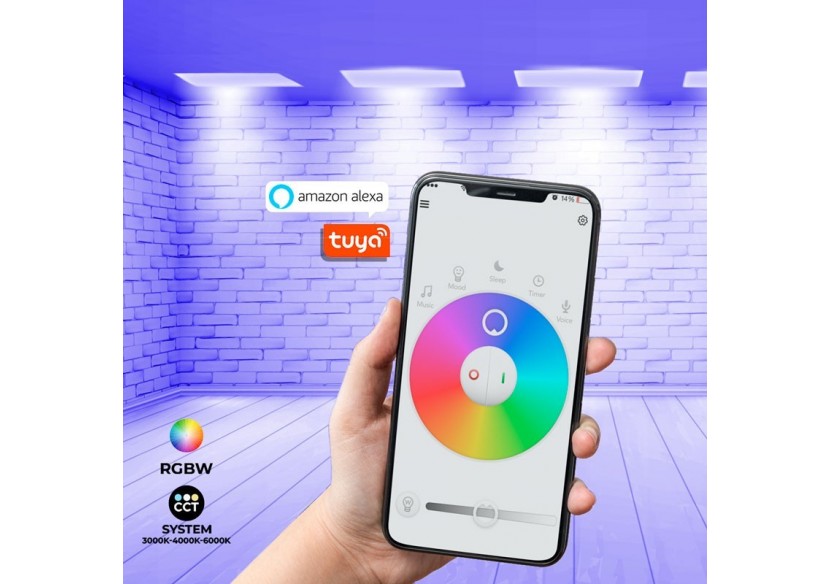 Panneau LED 60x60 WIFI SMART RGB / RGBW + CCT-40W - B5235-RGBW - Barcelona LED Panneau LED 60x60 WIFI SMART RGB / RGBW + CCT-40W - B5235-RGBW - Barcelona LED
