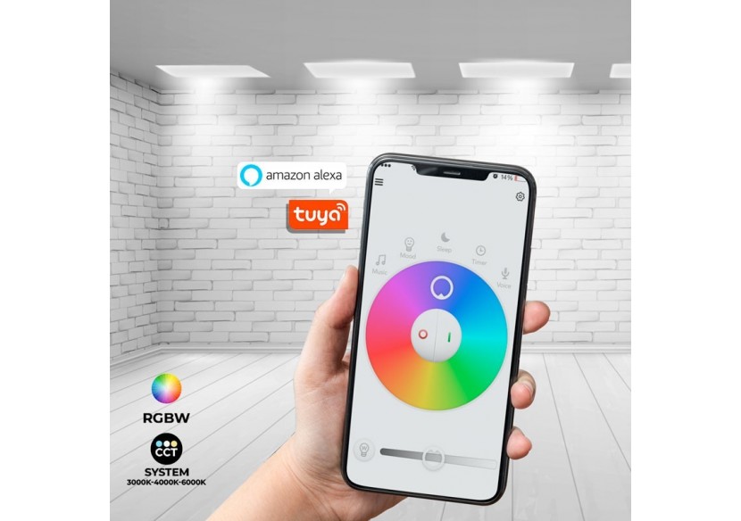 Panneau LED 60x60 WIFI SMART RGB / RGBW + CCT-40W - B5235-RGBW - Barcelona LED Panneau LED 60x60 WIFI SMART RGB / RGBW + CCT-40W - B5235-RGBW - Barcelona LED
