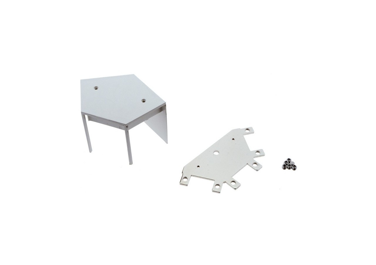 Connecteur d'angle 60 degrés pour linéaires LED - B9010-260-B - Barcelona LED