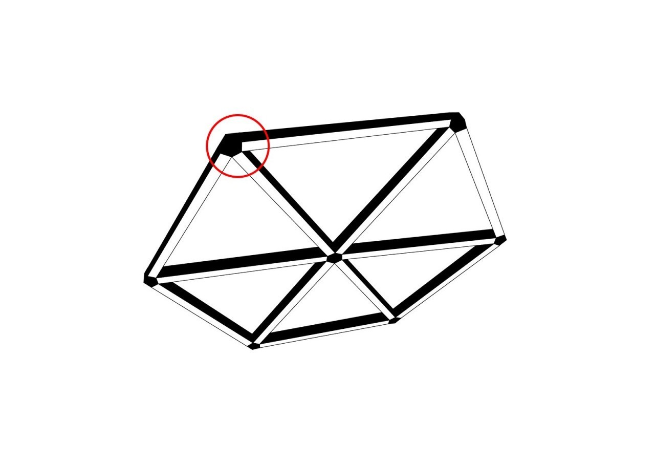 Connecteur d'angle 60 degrés pour linéaires LED - B9010-260-B - Barcelona LED