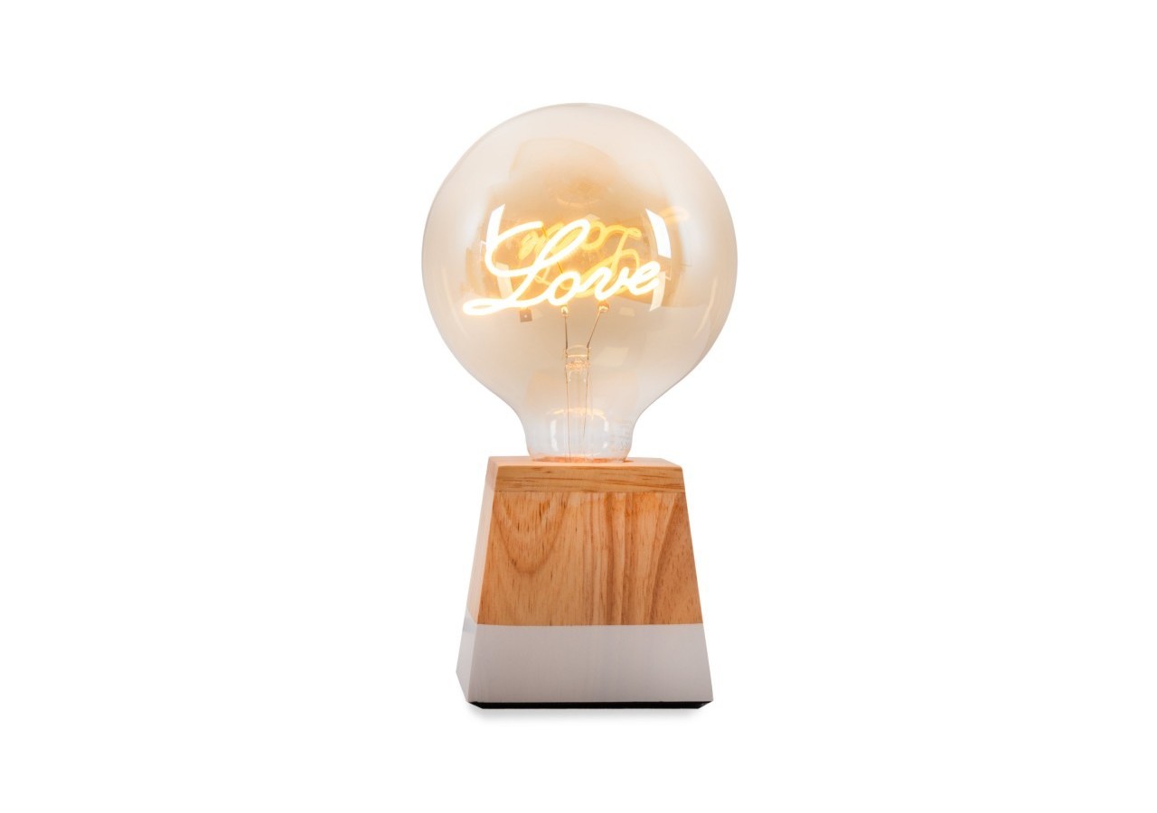 Ampoule décorative à filament "LOVE"-E27 G125-4W-2200K - BFD1-G125E27-LOVE - Barcelona LED