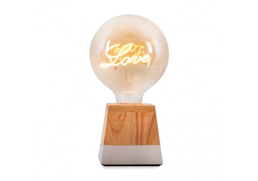 Ampoule décorative à filament "LOVE"-E27 G125-4W-2200K - BFD1-G125E27-LOVE - Barcelona LED Ampoule décorative à filament "LOVE"-E27 G125-4W-2200K - BFD1-G125E27-LOVE - Barcelona LED