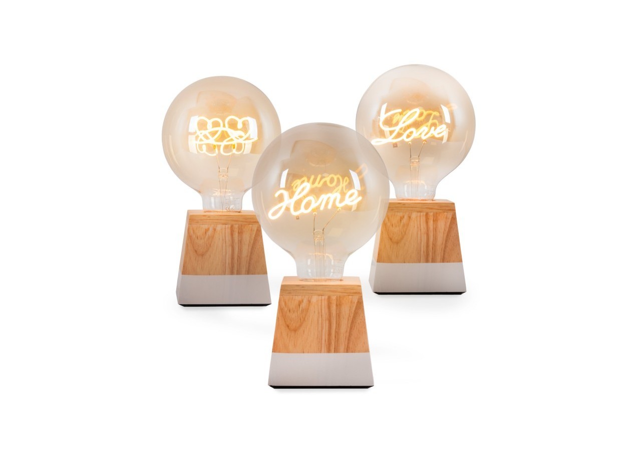 Ampoule décorative à filament "LOVE"-E27 G125-4W-2200K - BFD1-G125E27-LOVE - Barcelona LED