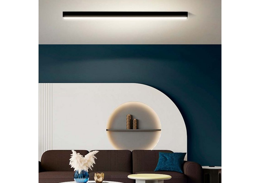 Luminaire linéaire LED en suspension ou en saillie 120cm 40W 3400lm - B9020-N-BN - Barcelona LED Luminaire linéaire LED en suspension ou en saillie 120cm 40W 3400lm - B9020-N-BN - Barcelona LED