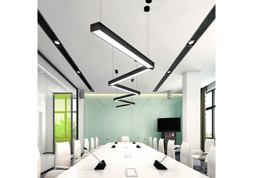 Luminaire linéaire LED en suspension ou en saillie 120cm 40W 3400lm - B9020-N-BN - Barcelona LED Luminaire linéaire LED en suspension ou en saillie 120cm 40W 3400lm - B9020-N-BN - Barcelona LED