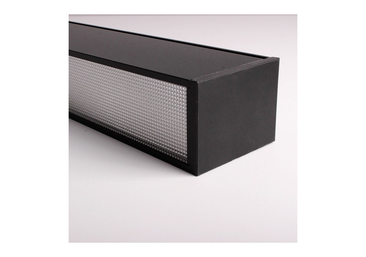Luminaire linéaire LED en suspension ou en saillie 120cm 40W 3400lm - B9020-N-BN - Barcelona LED