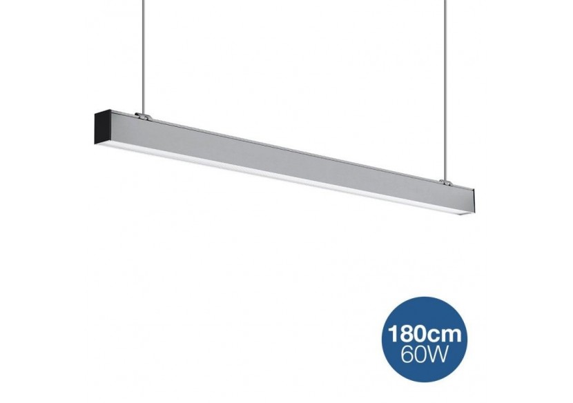 Suspension linéaire LED 60W 180cm 5100lm - B9030-B-BN - Barcelona LED Suspension linéaire LED 60W 180cm 5100lm - B9030-B-BN - Barcelona LED