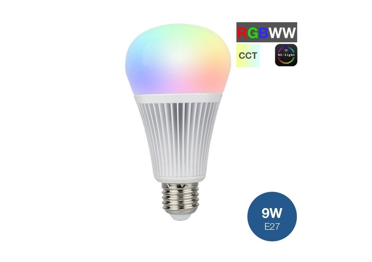Ampoule LED MiLight RGB+CCT E27 9W - FUT012 - Barcelona LED