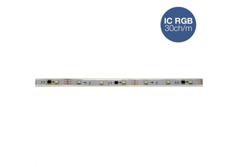 Ruban LED intelligent IC RGB-7,2 W/m-Largeur 10mm-IP67-5m - B1544-30 - Barcelona LED Ruban LED intelligent IC RGB-7,2 W/m-Largeur 10mm-IP67-5m - B1544-30 - Barcelona LED