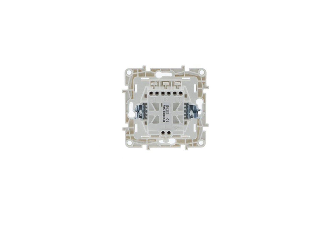 Mécanisme triple interrupteur 1 voie encastrable - B6033-B - Barcelona LED